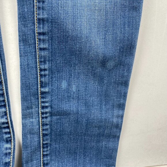 American Eagle Womens Jeans 32x29 Measured Super Stretch Skinny Blue - Picture 7 of 16